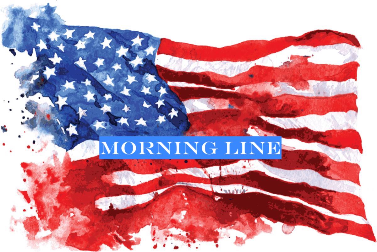 Mike Ferguson flag Morning Line