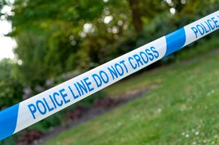 Police crime scene cordon tape