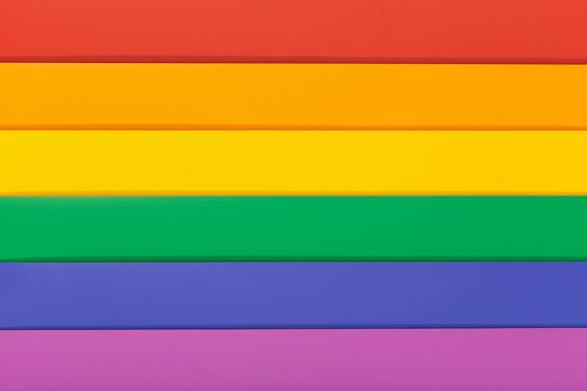 rainbow flag background, commonly known as the gay pride flag or lgbtq pride flag