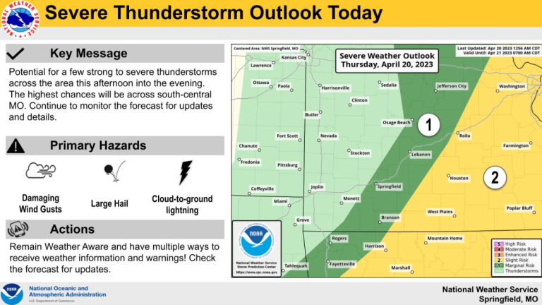 national weather service severe weather graphic 4 20 23