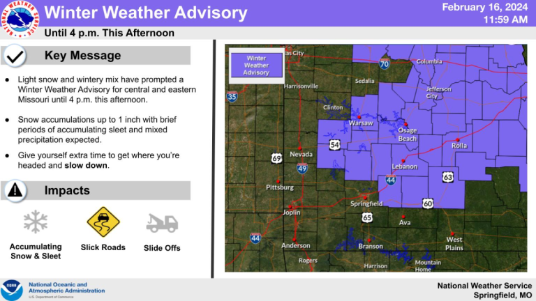 national weather service winter weather advisory