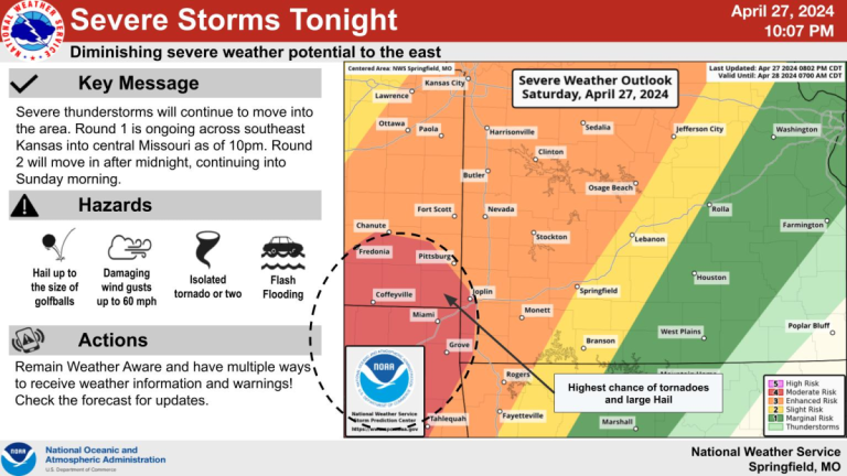 national weather service severe weather graphic 3 4 27 24