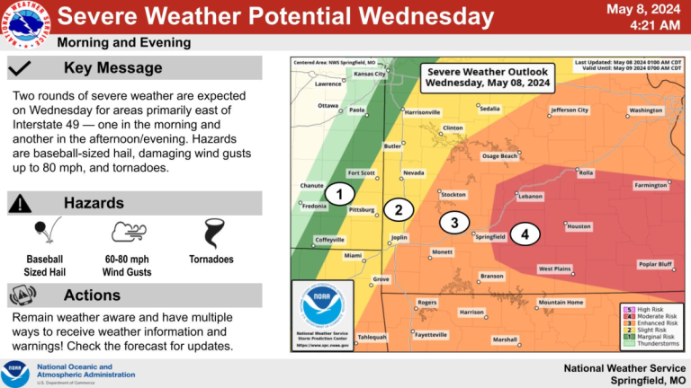 national weather service severe weather graphic 5 8 24