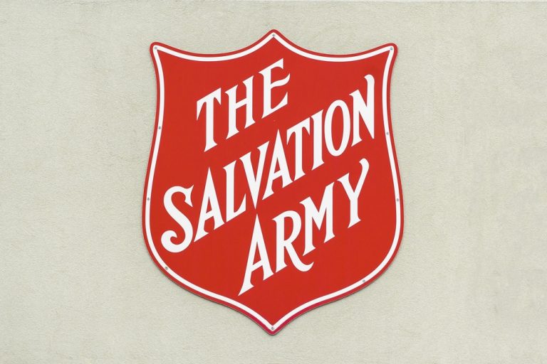 halifax,,canada, ,november,22,,2023:,salvation,army,sign.,the