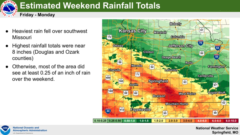 national weather service rainfall totals 5 27 25