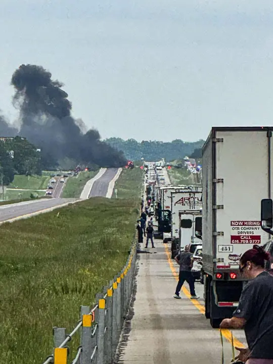 st james truck fire