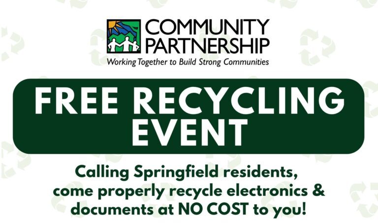 CPO Recycling Event flyer