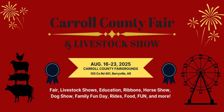 Carroll County Fair 2025 flyer